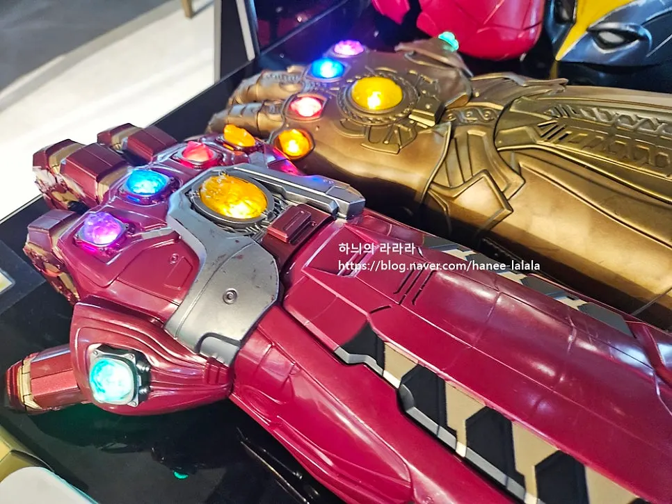 Studio space styled like an Iron Man lab