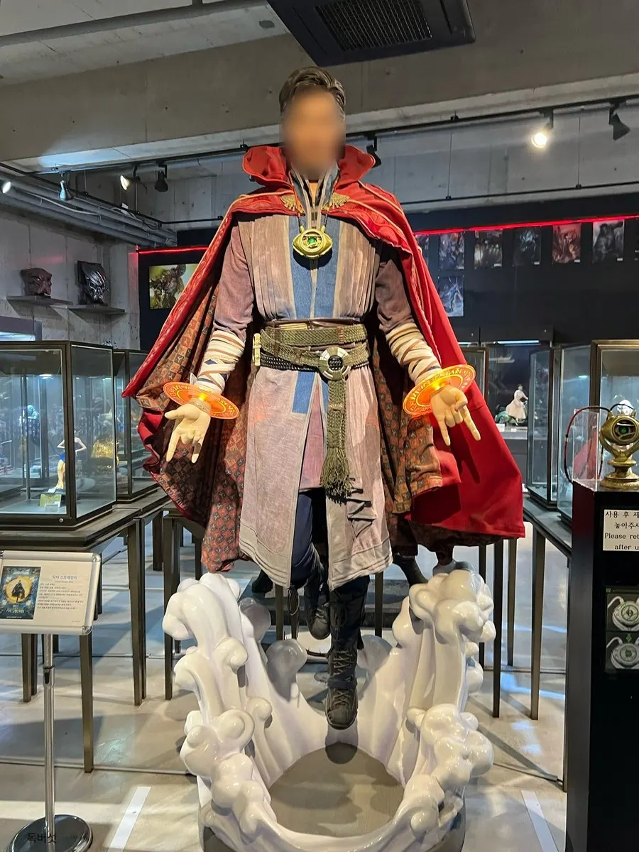 Inside the exhibition hall at Figure Museum Jeju