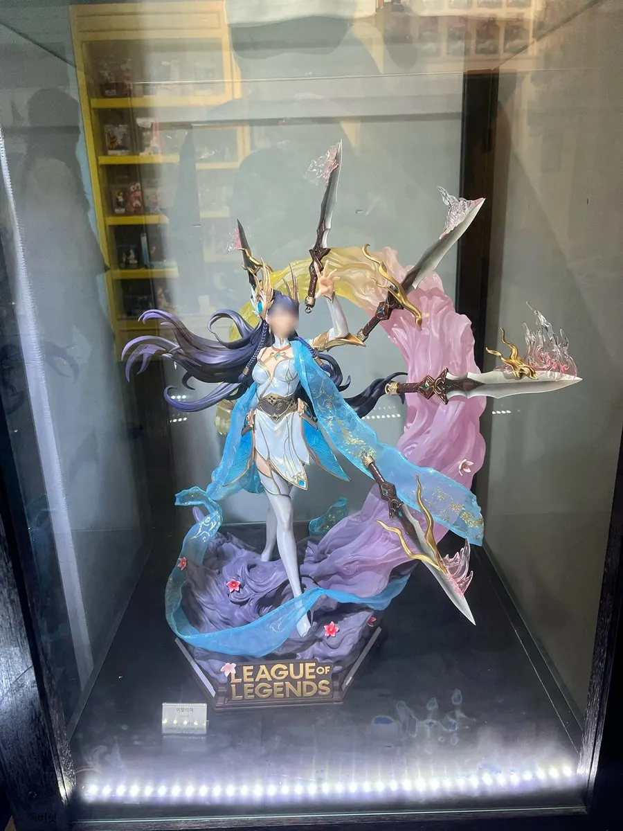 Anime exhibition corridor at Figure Museum Jeju
