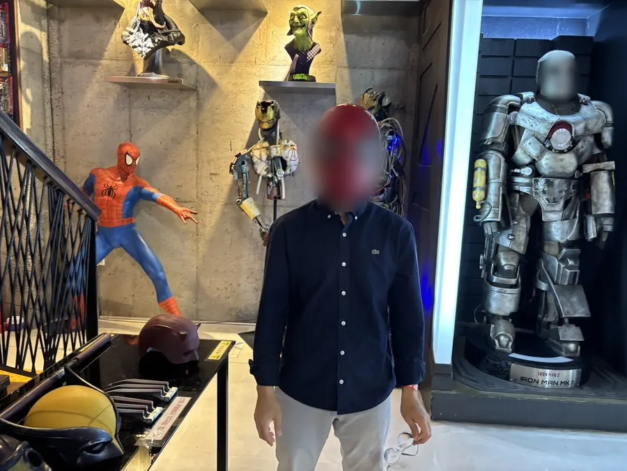 아이언맨과 페퍼포츠 피규어