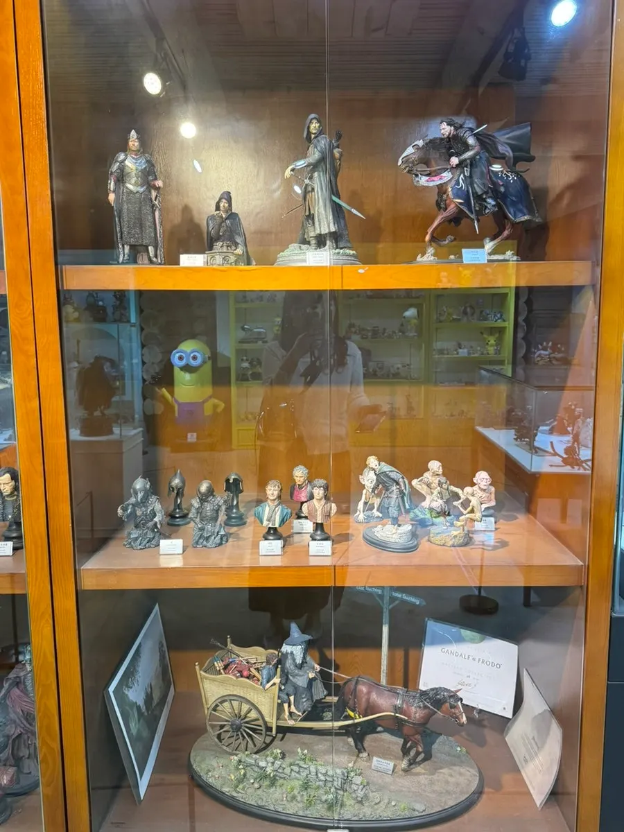 Entrance to the outdoor exhibition area at Figure Museum Jeju