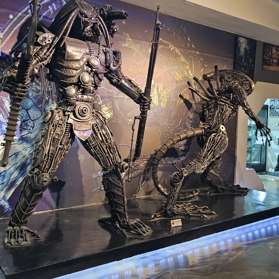A hallway inside Figure Museum Jeju