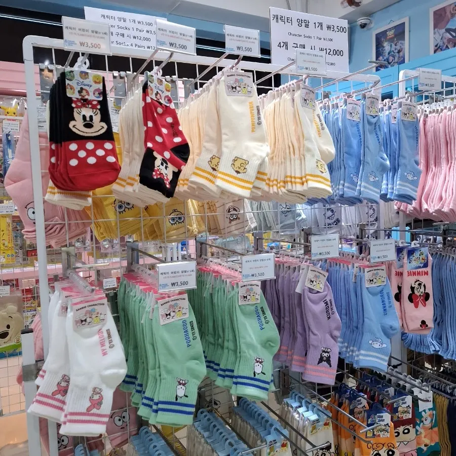 Character goods at the Figure Museum Jeju gift shop