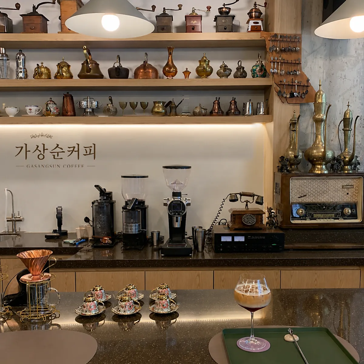 Signature photo of Gasangsun Coffee in Jeju's Ara-dong