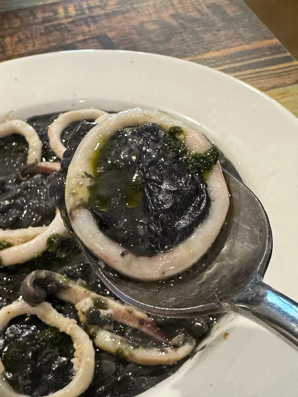 컬쳐드 오징어먹물리조또 한 그릇