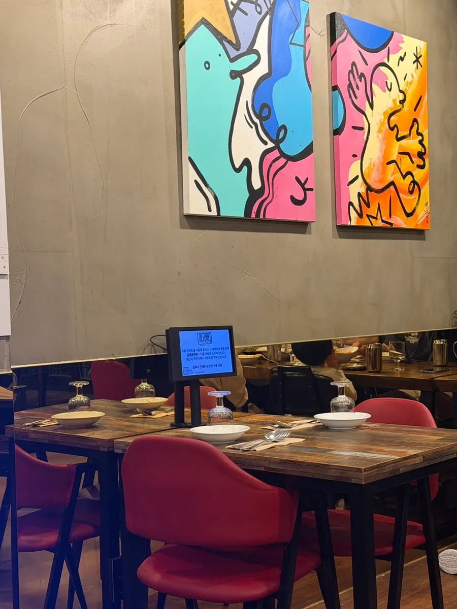 Seating inside Cultured