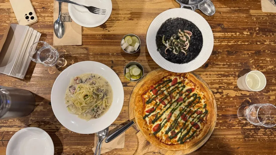 Bright, cheerful dining hall at Cultured