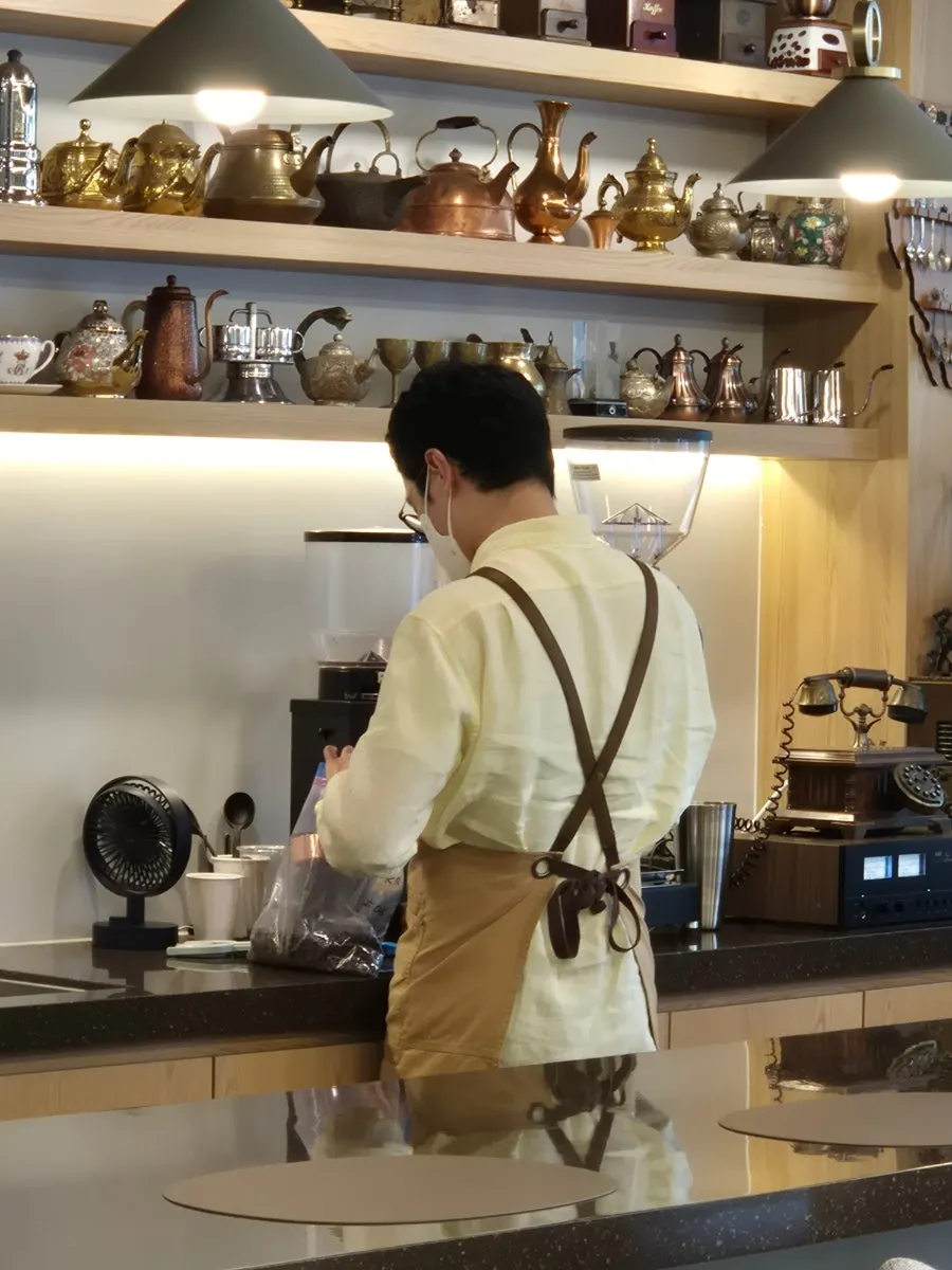 Coffee omakase course information at Gasangsun Coffee