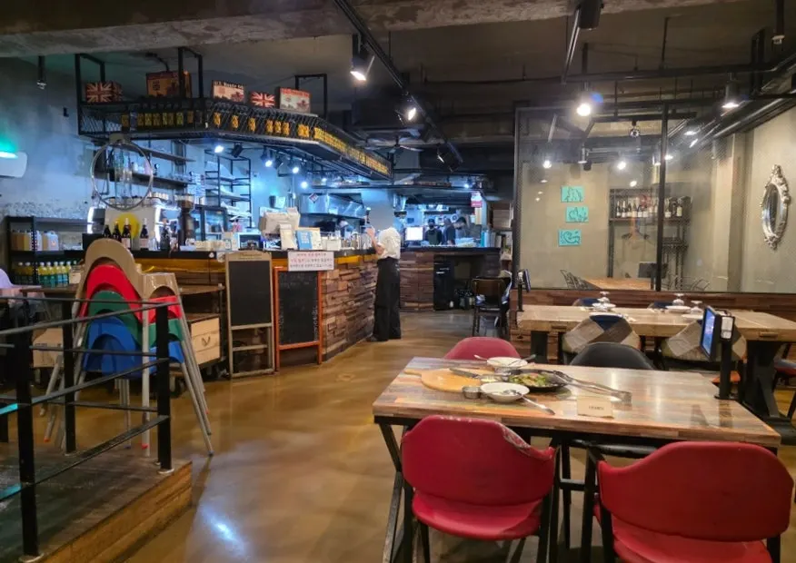 Cultured restaurant interior