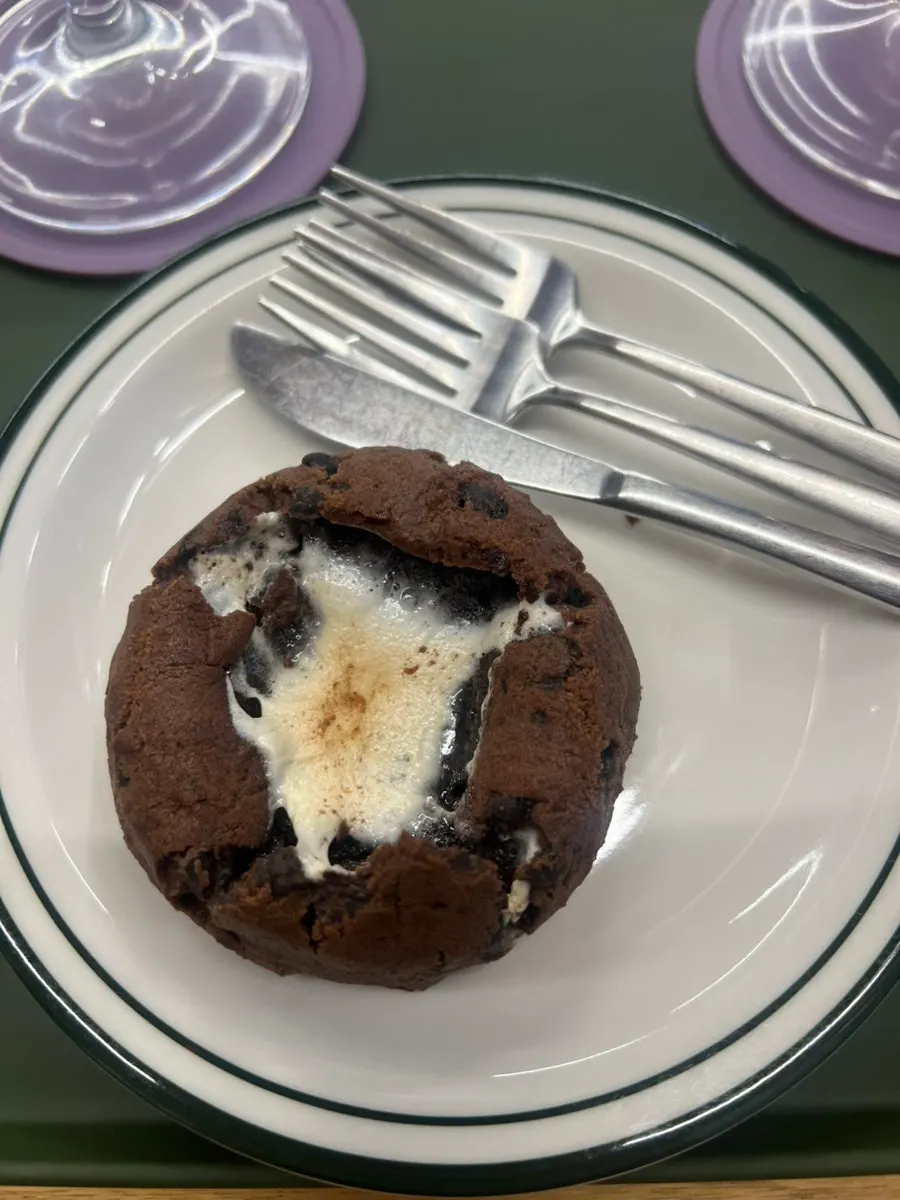 Choco levain cookie loaded with chocolate