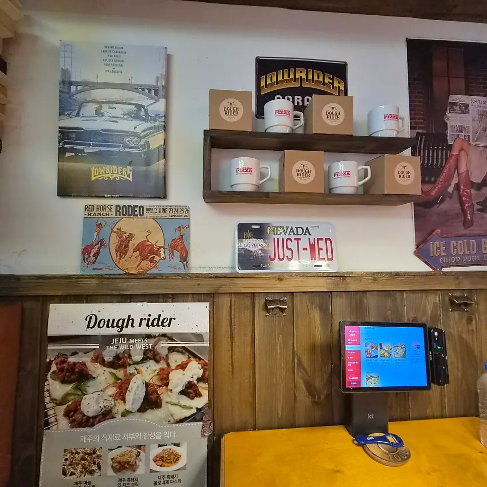 Goods displayed inside Dough Rider