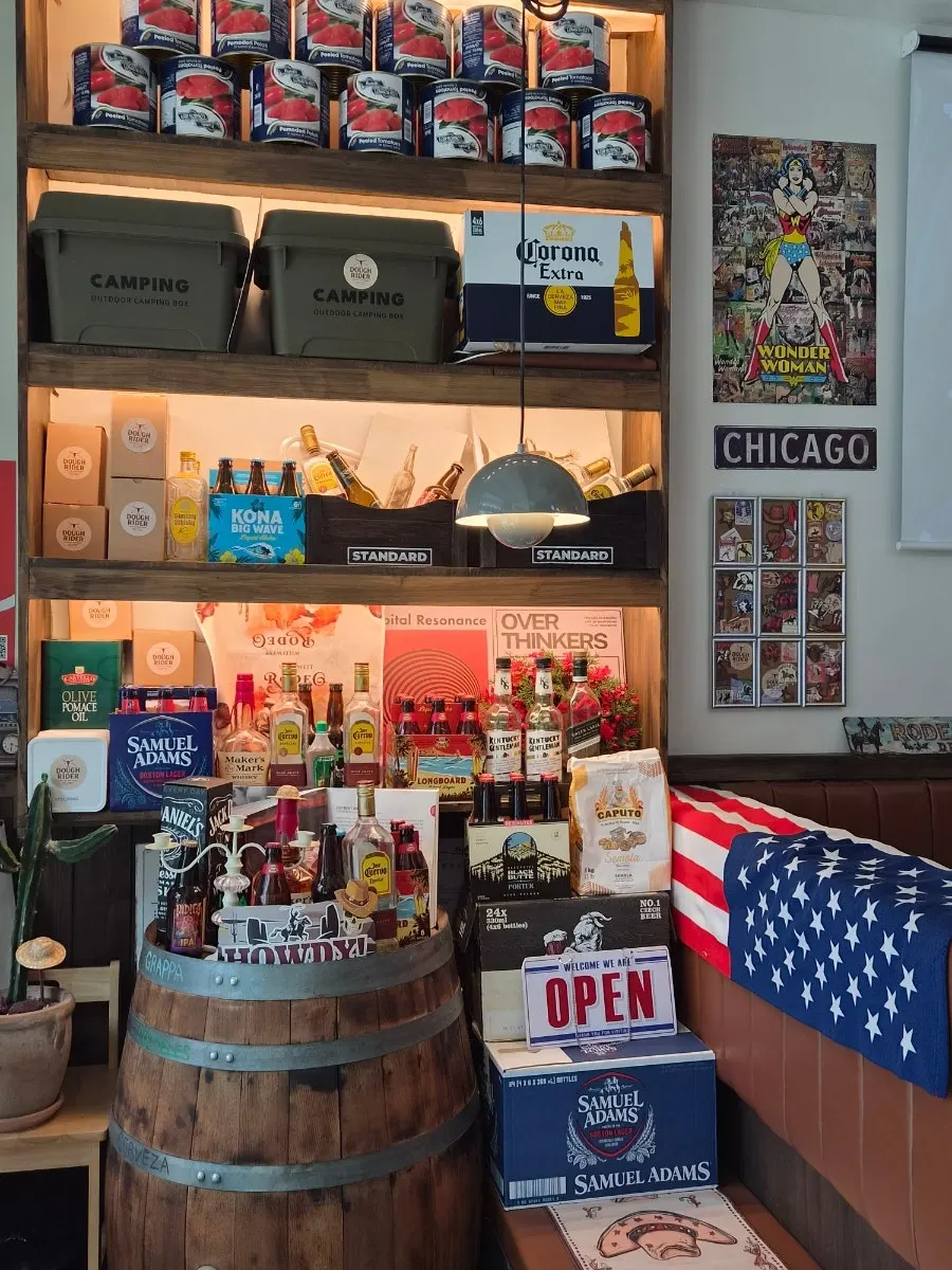 American-style restaurant interior
