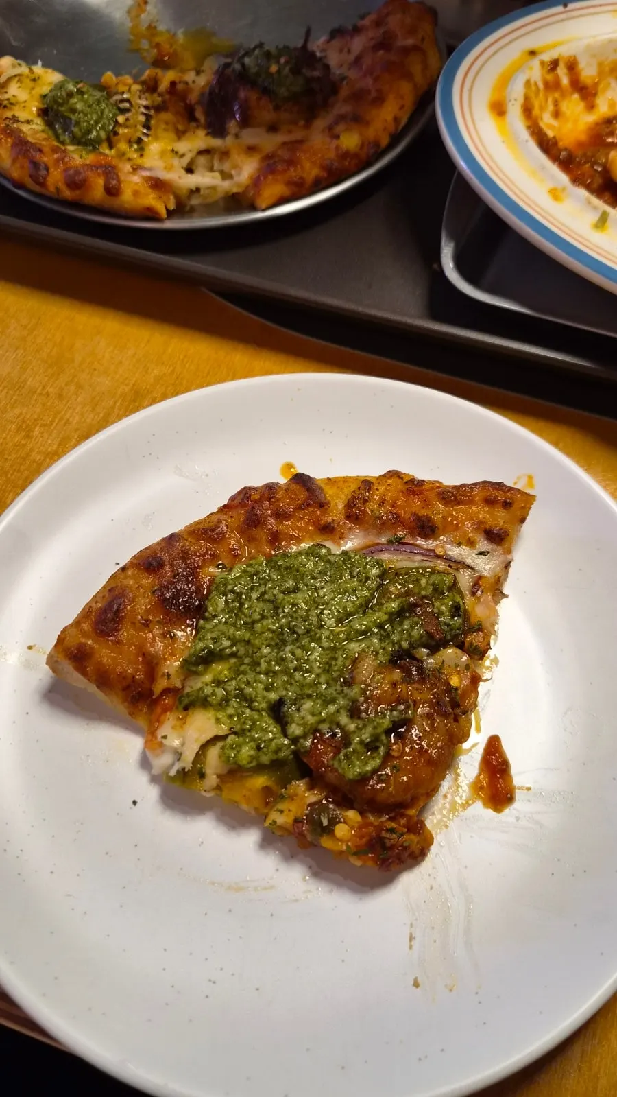 Lime Cilantro Shrimp Kick pizza