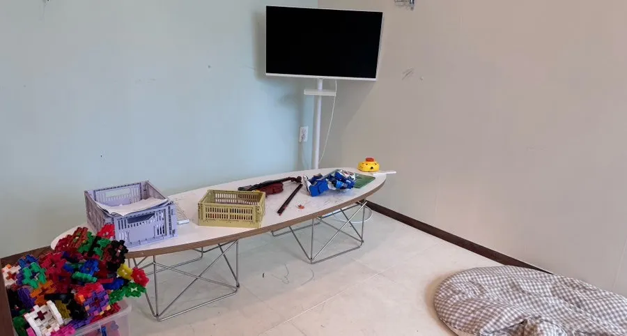 Children's play room inside Jeju Badang