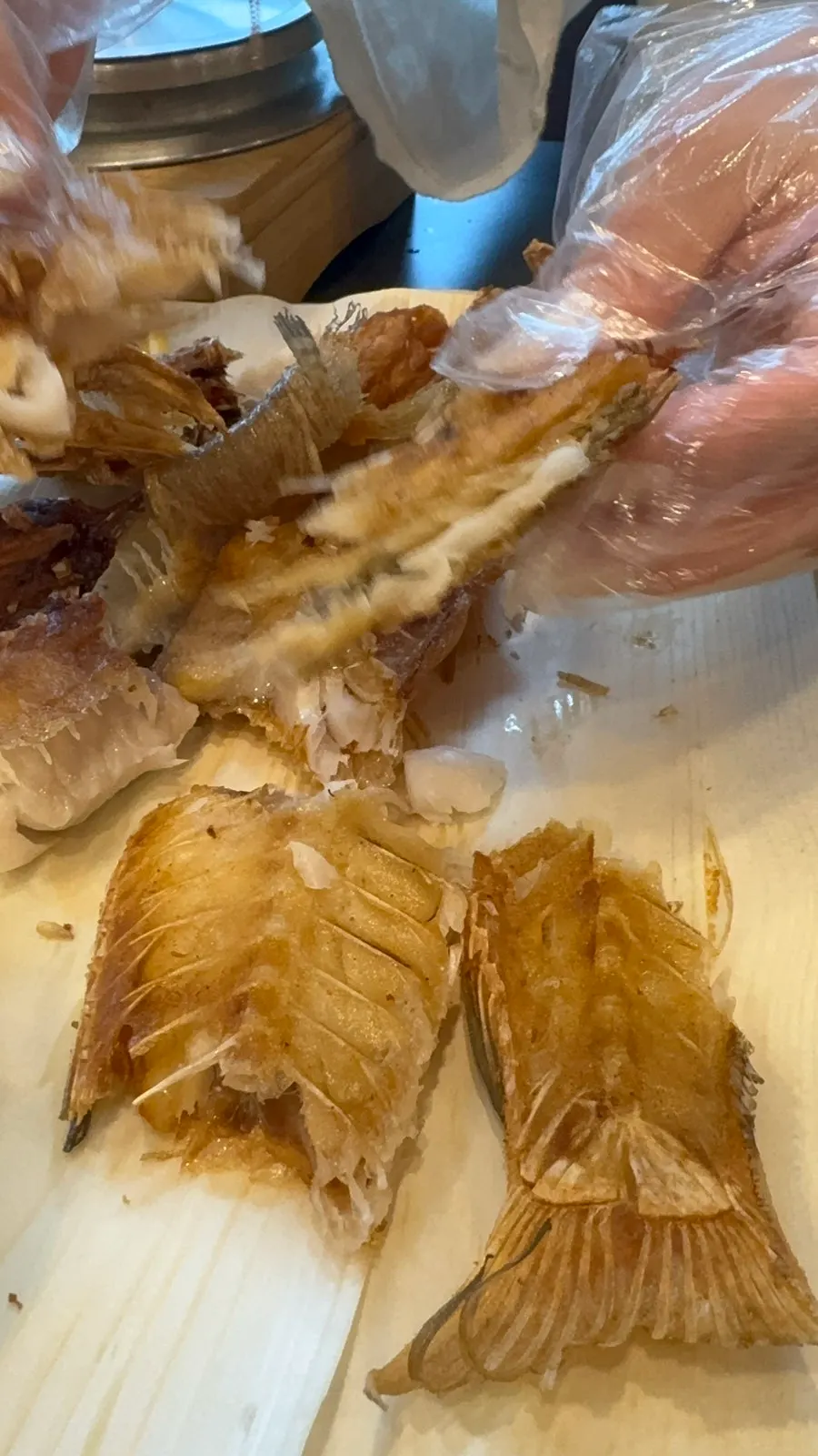 A piece of chicken from Jeju Badang