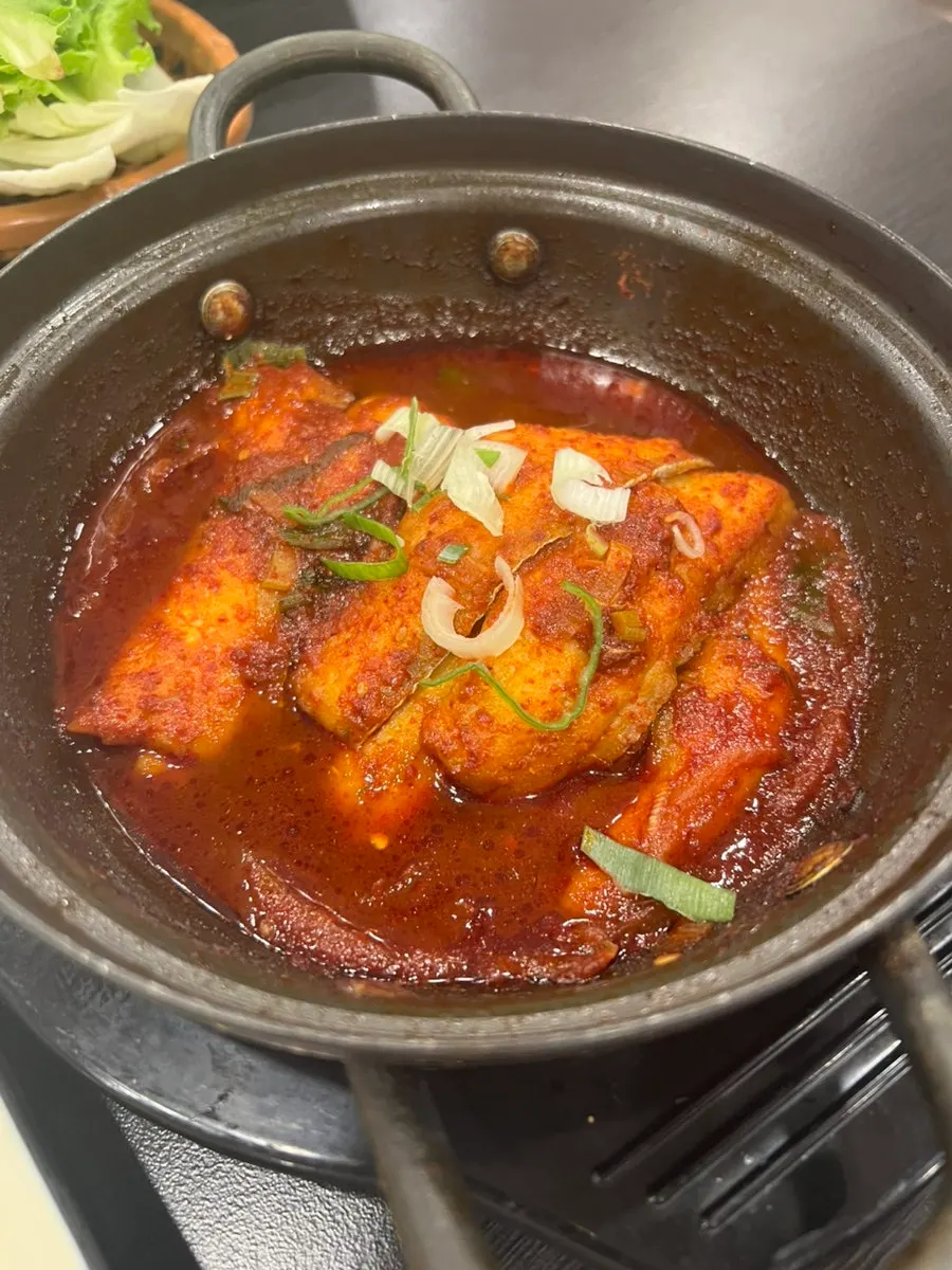 제주순살은갈치조림 냄비
