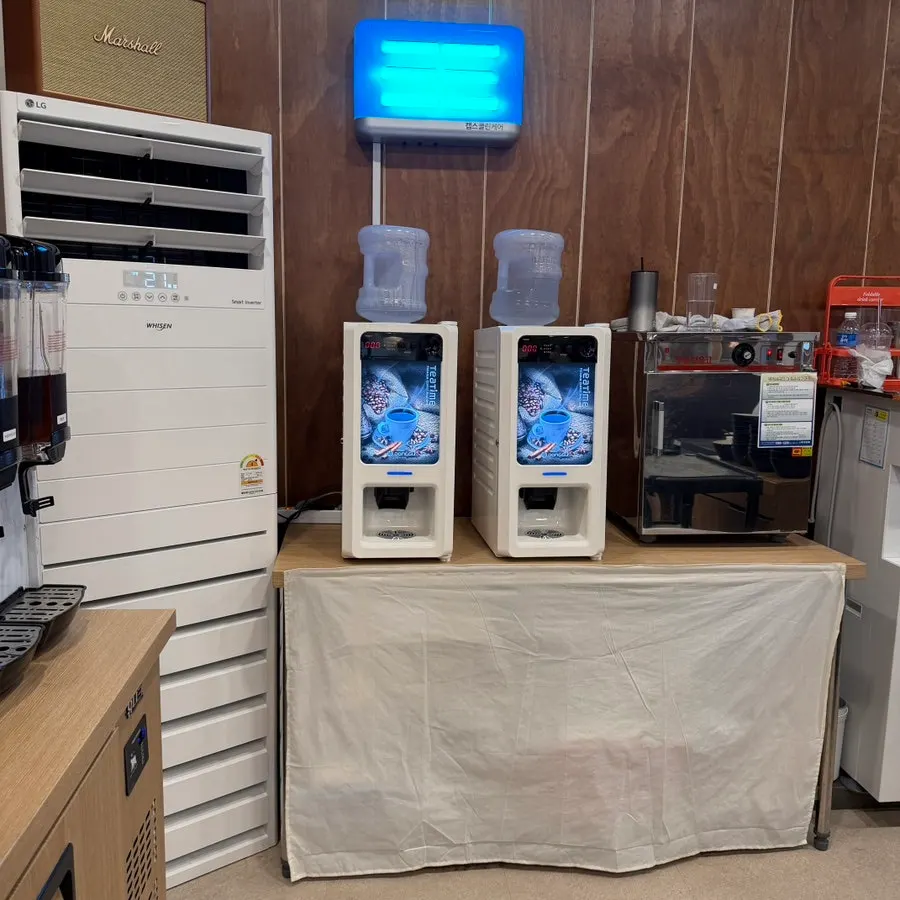 Jeju Badang's self-serve bar corner