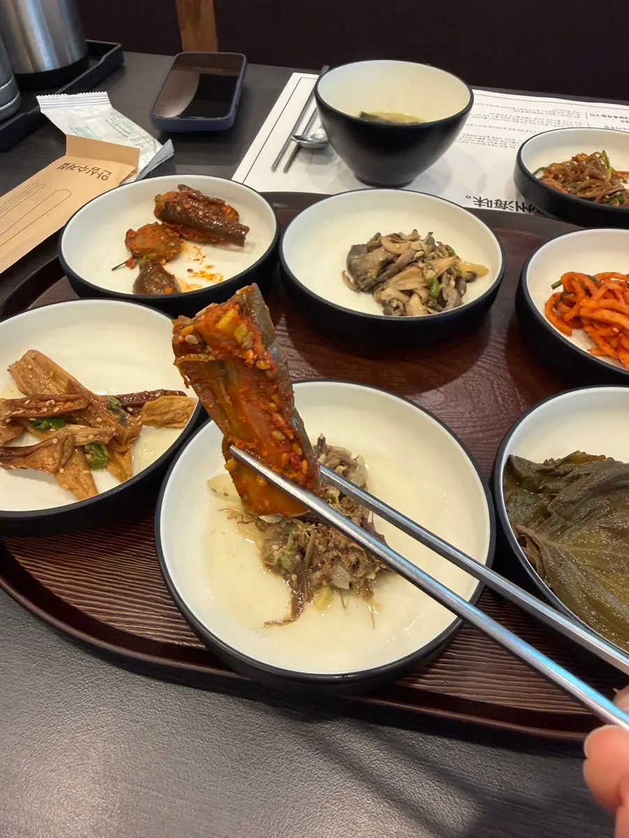 A plate of chicken from the self-serve bar