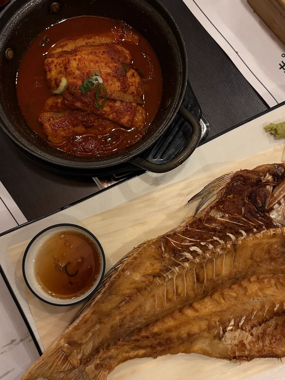 순살 은갈치조림과 흑옥돔구이 세트
