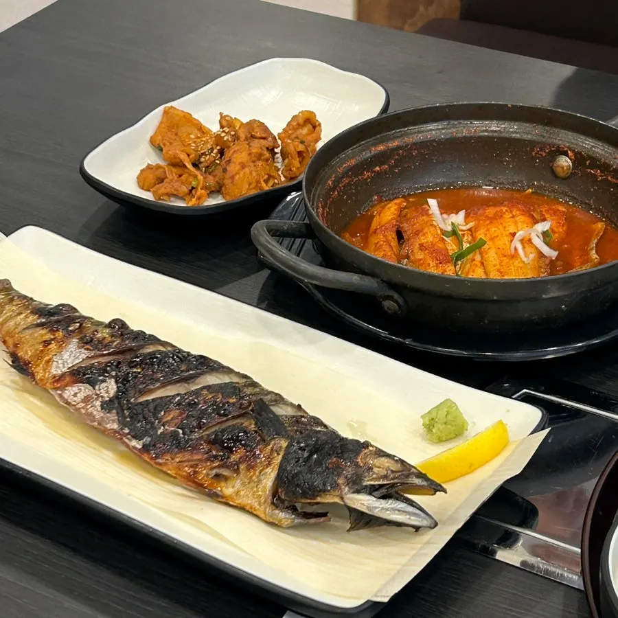 제주바당 순살은갈치조림과 고등어구이 한 상