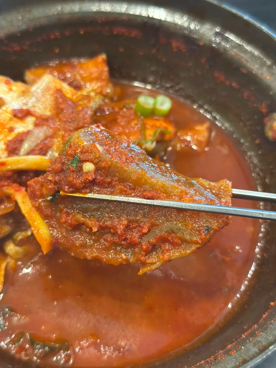 갈치조림과 공깃밥 한 술
