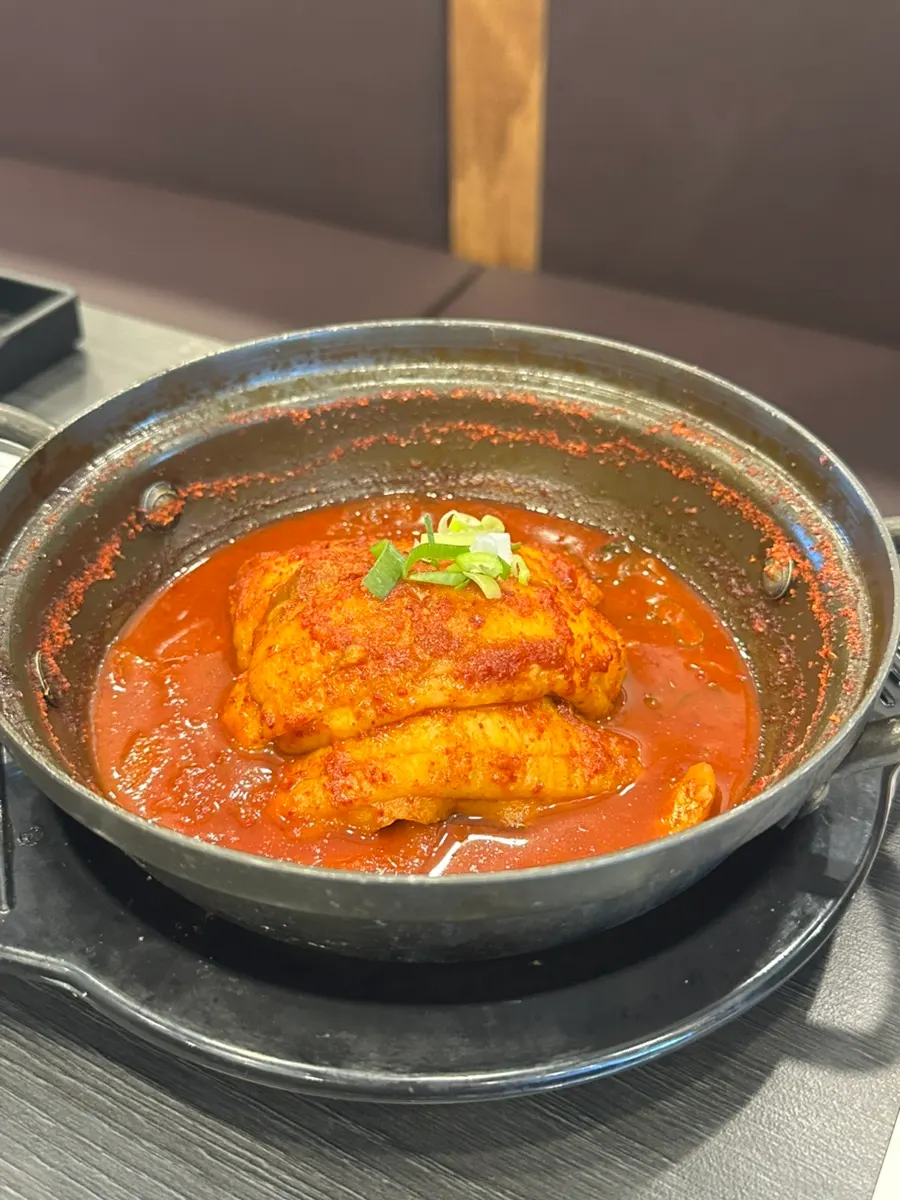 양념 밴 큼지막한 무