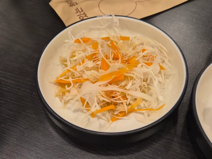 A plate of gangjeong eaten as dessert