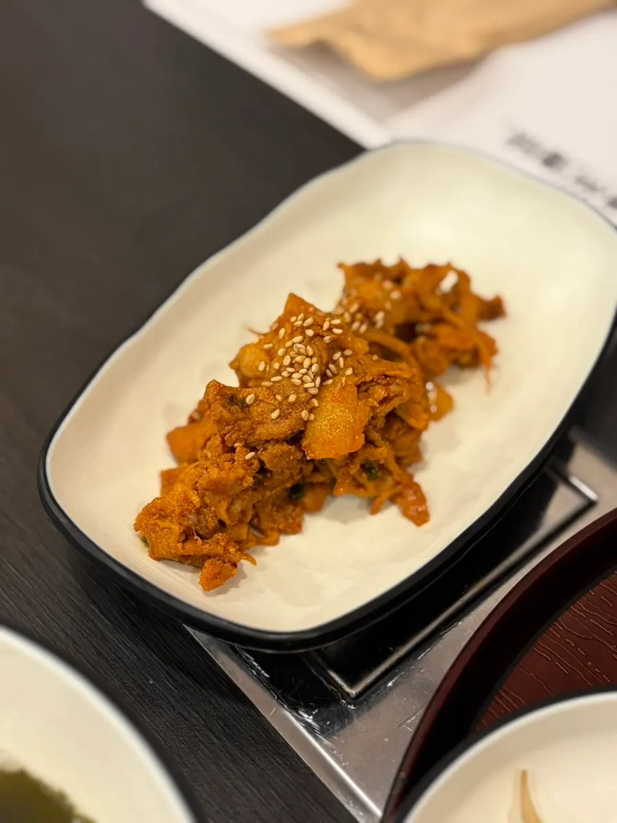 제주바당 기본 밑반찬 6가지