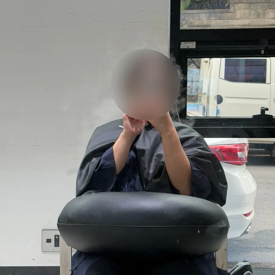 콜라겐 저분자 단백질 시술 장면