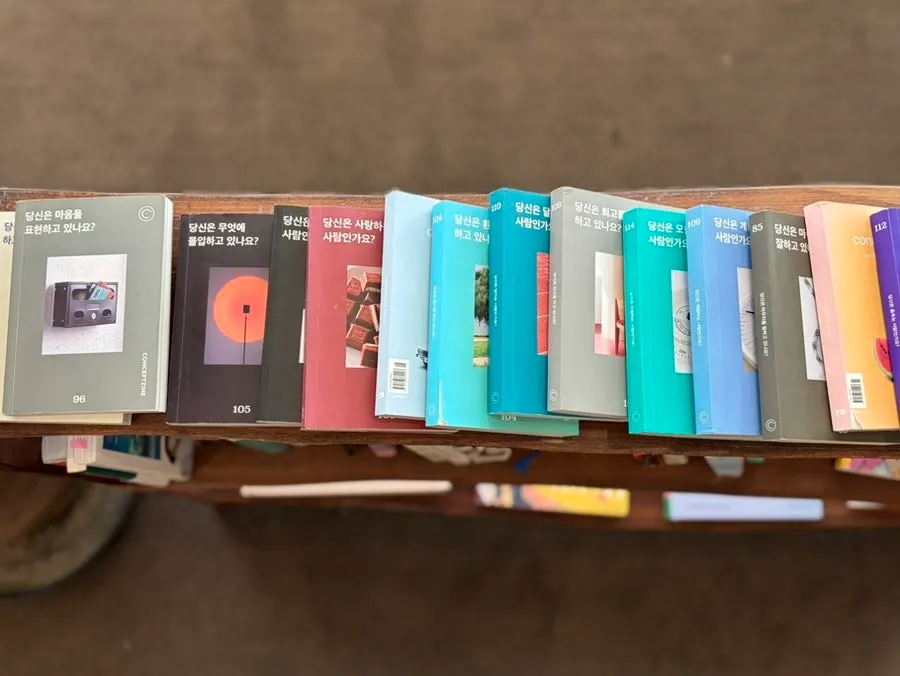 Books at the tea house, good for solo time