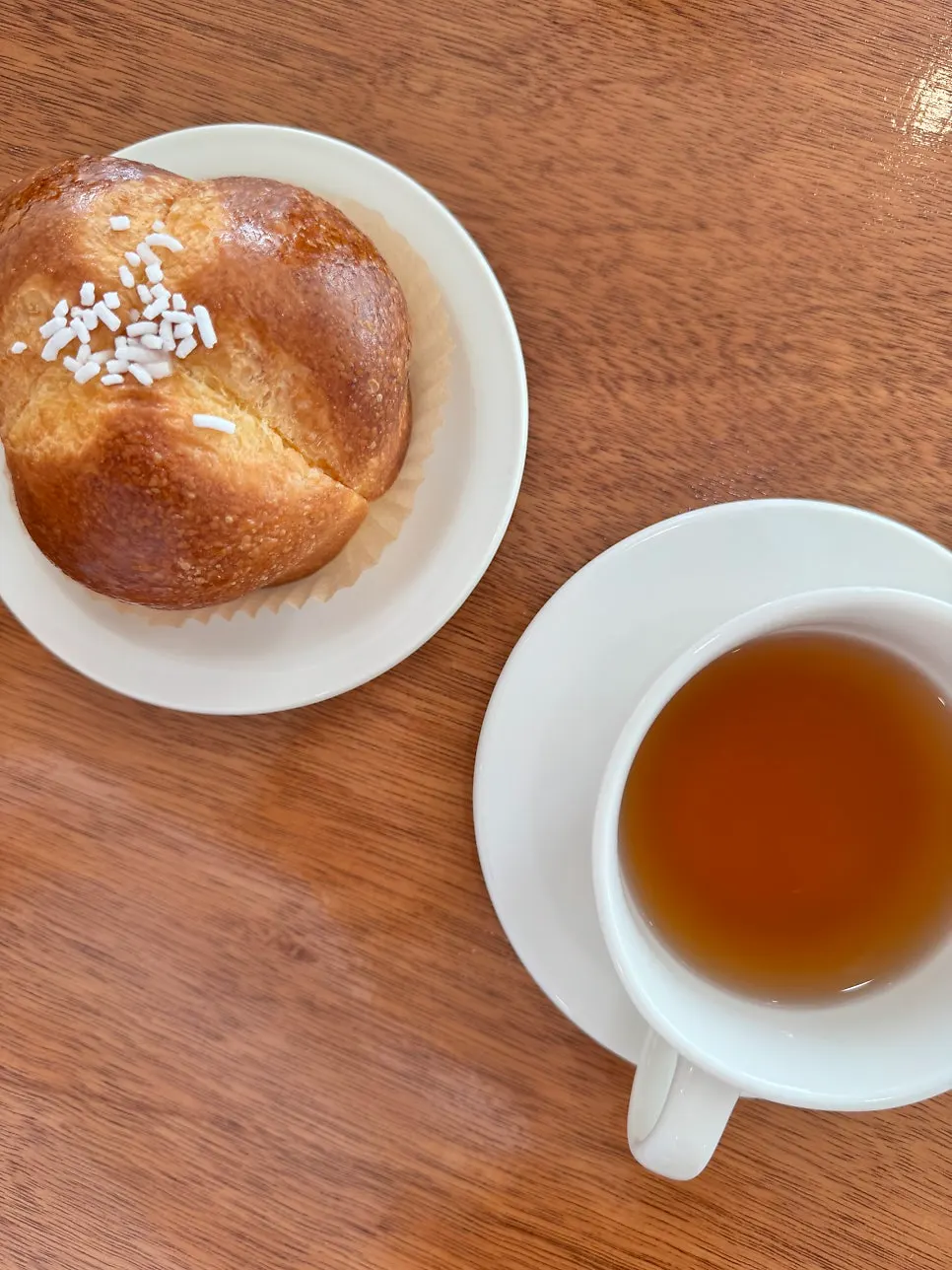 Fluffy, soft brioche interior
