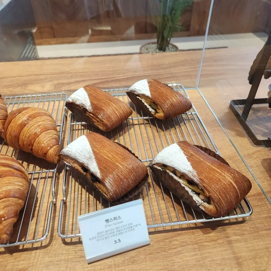 Variety of breads on display at Dobana