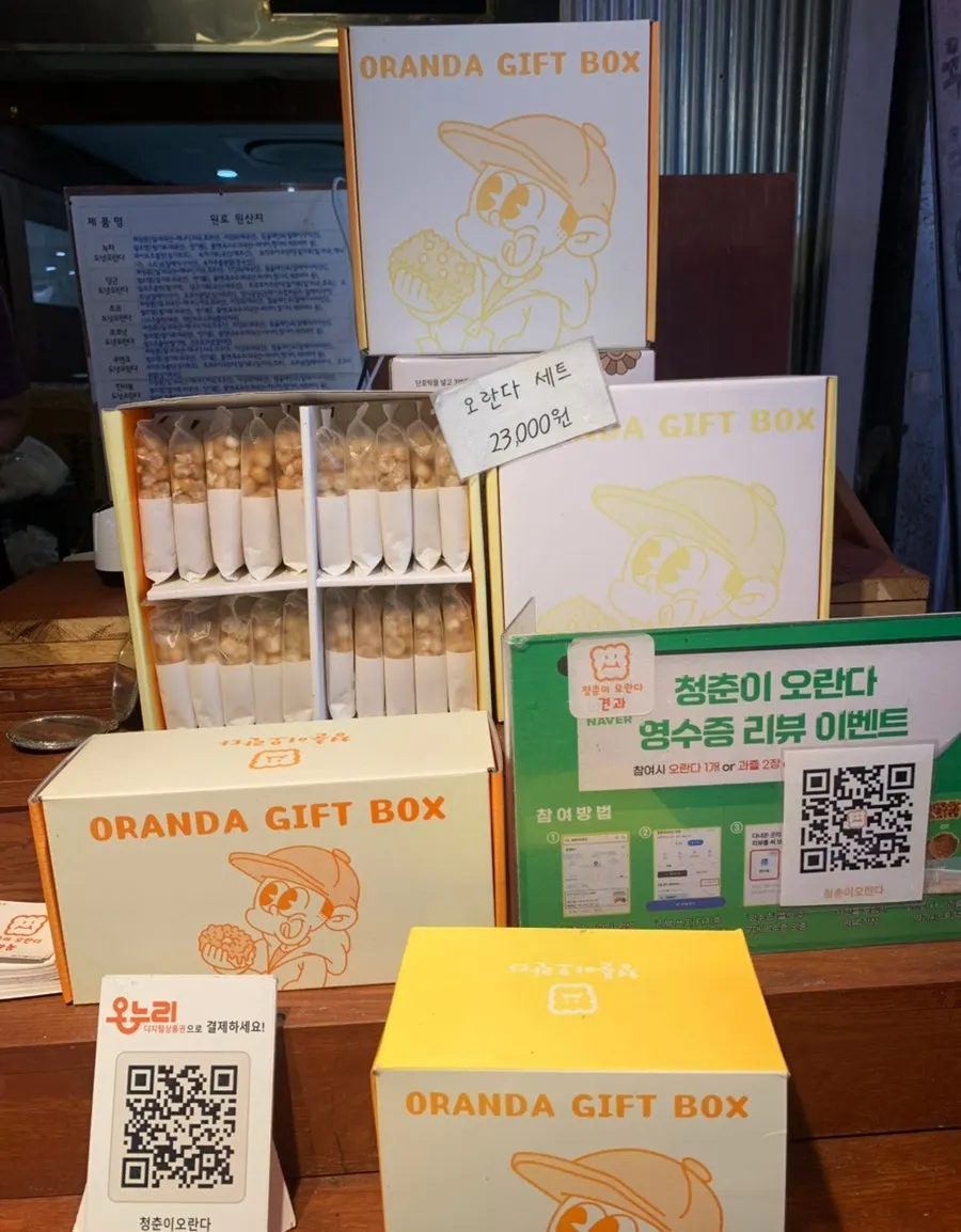 Oranda display making it hard to choose a flavor