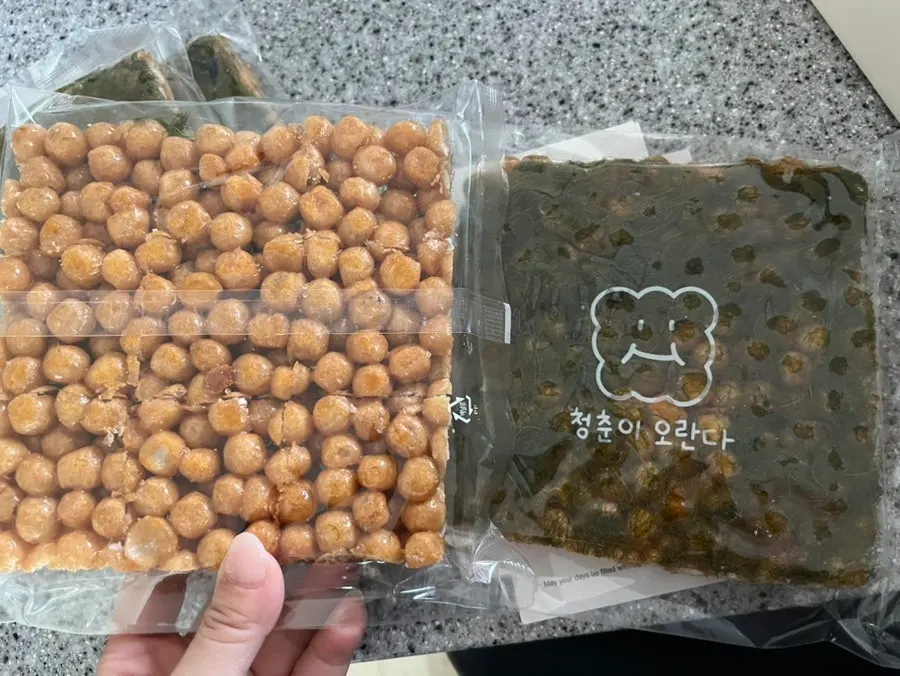Bag full of purchased gamtae oranda