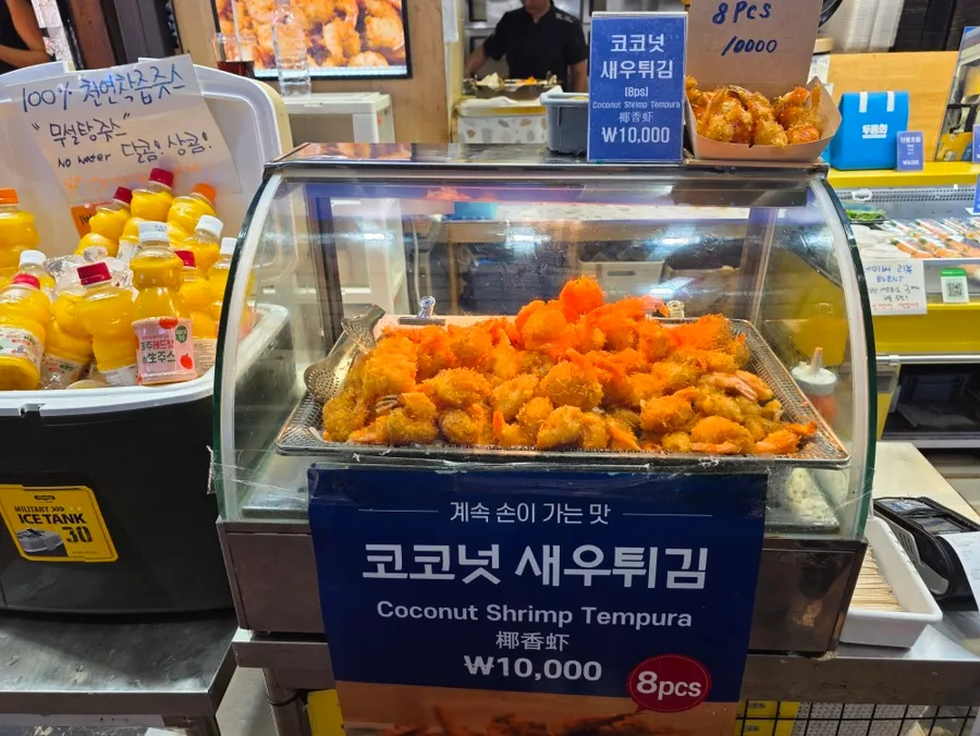 斗通会外带菜品陈列全景