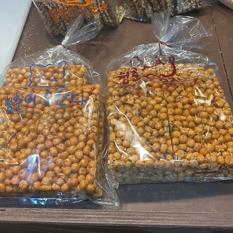 감태·도넛·마늘 등 다양한 오란다 진열