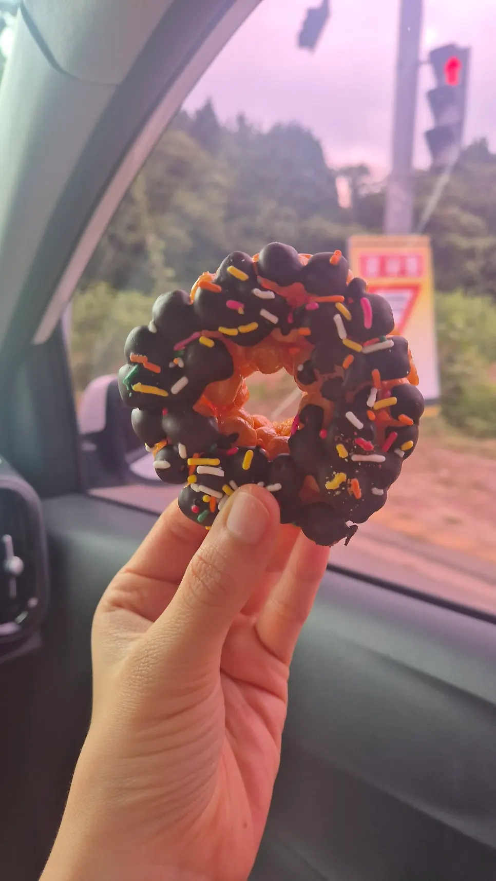 개별 포장된 도넛오란다 네 가지 맛