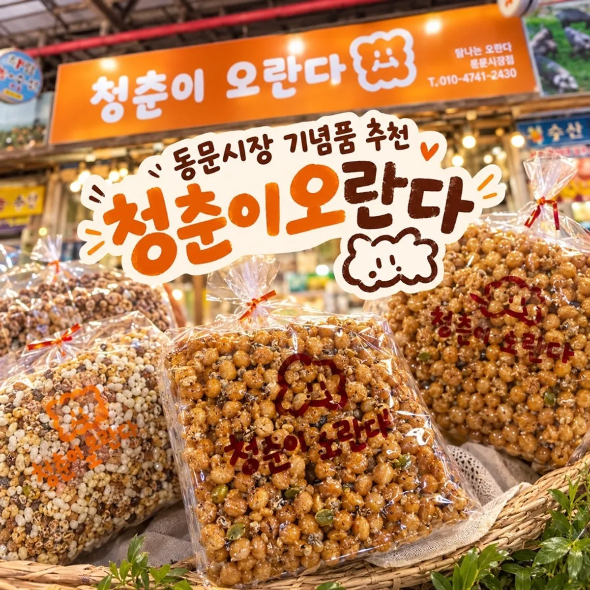 제주 동문시장 청춘이오란다 기념품 대표 사진