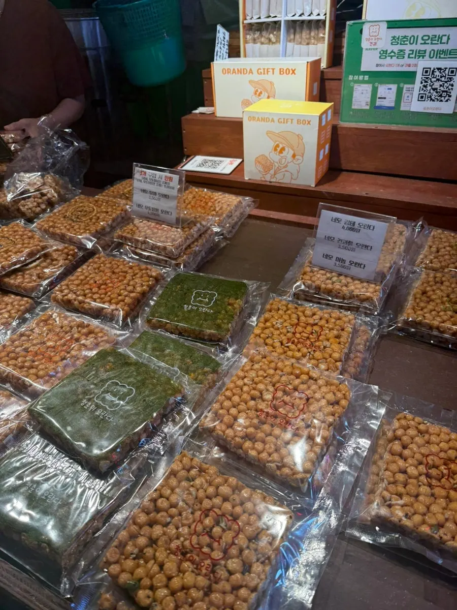 Price list for gamtae, nut, yuzu and marong oranda