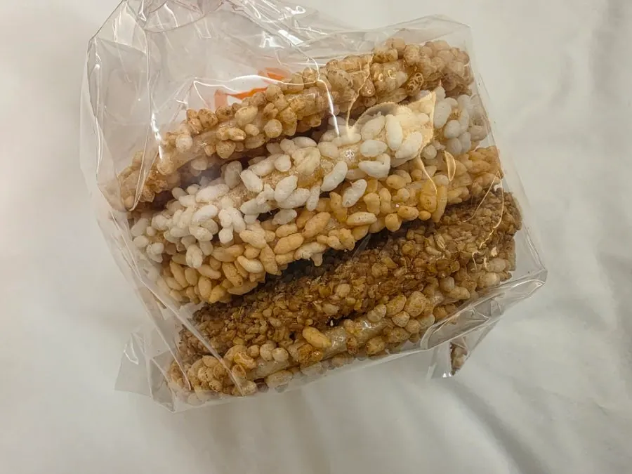 4 flavors of steamed rice, buckwheat, brown rice, and white rice gwajul
