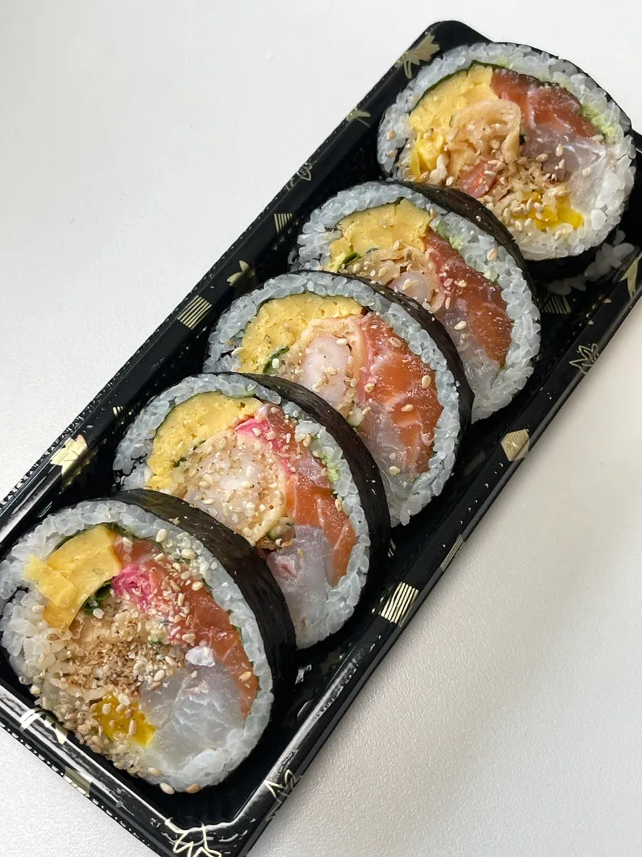 Large futomaki packed with filling