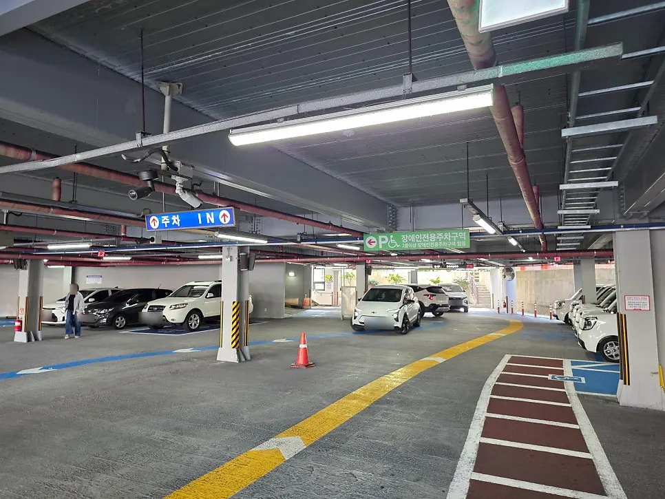 Public parking lot near Dongmun Market