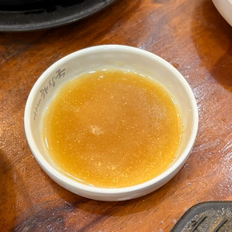 Full table setting with the haejangguk meal
