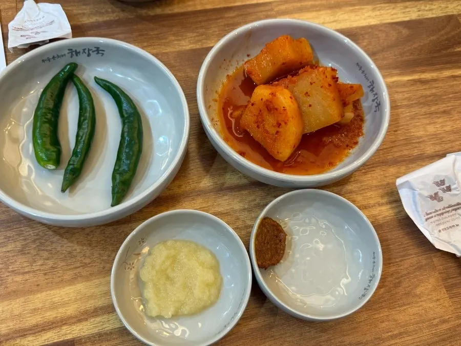 공기밥 무료 추가 안내가 있는 셀프바