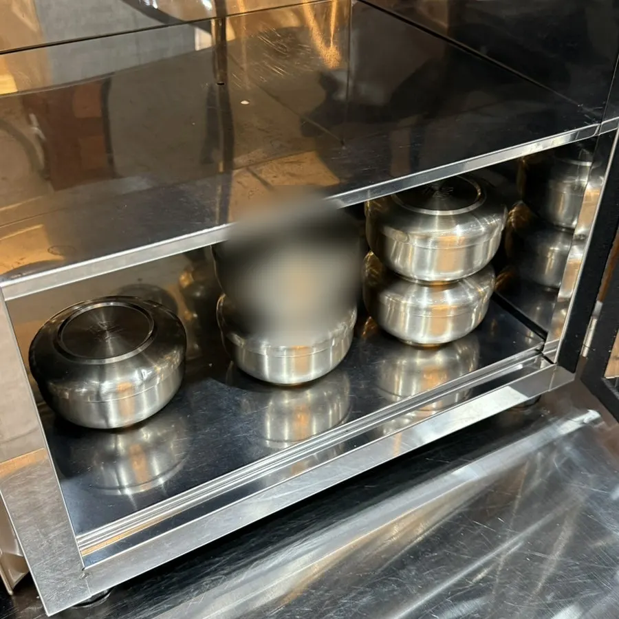 공기밥 무제한 안내가 있는 셀프바