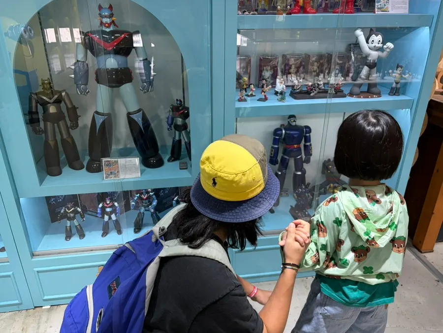 Mazinger Z exhibit in the annex