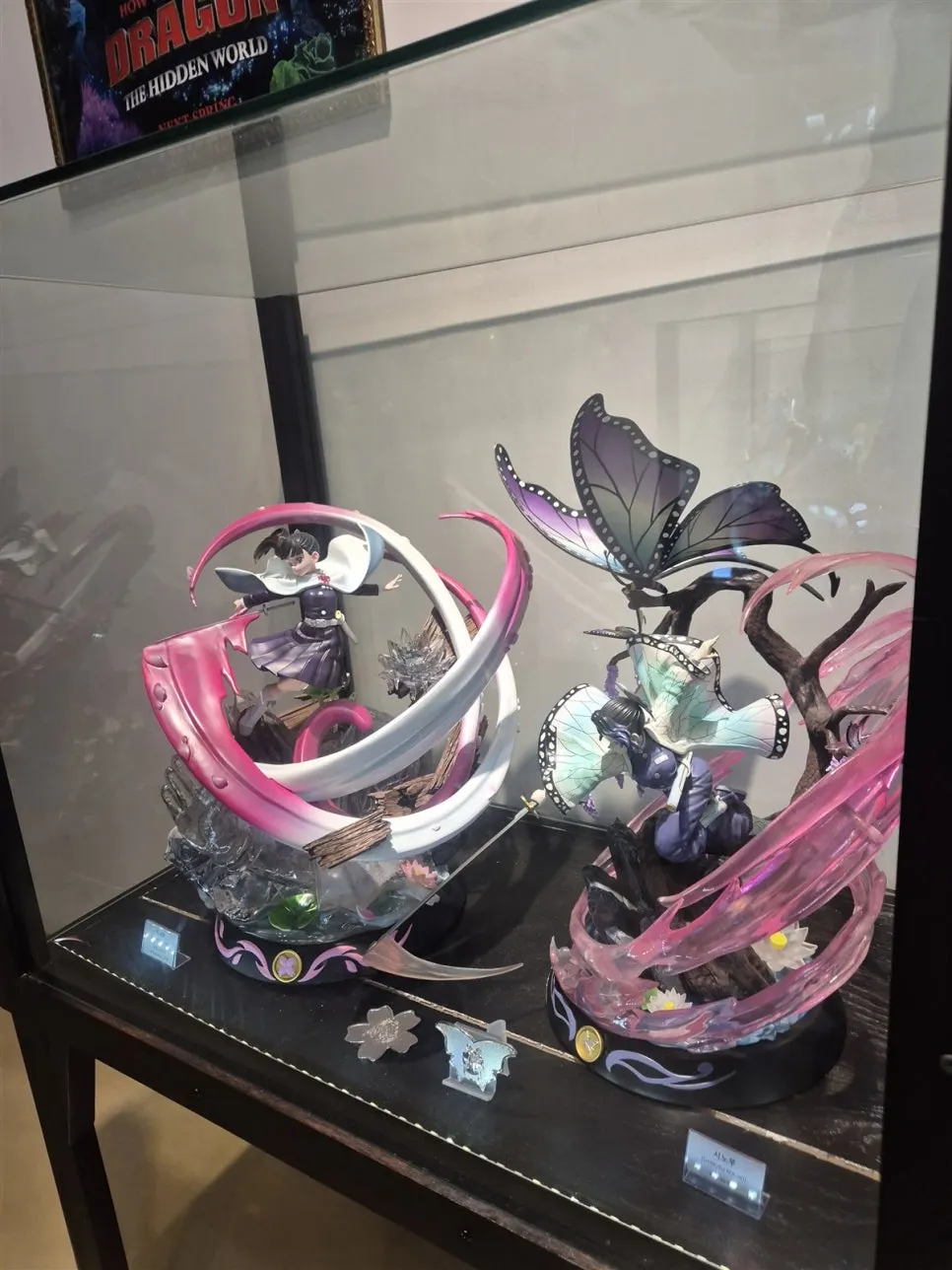 Demon Slayer figures with transparent effect parts