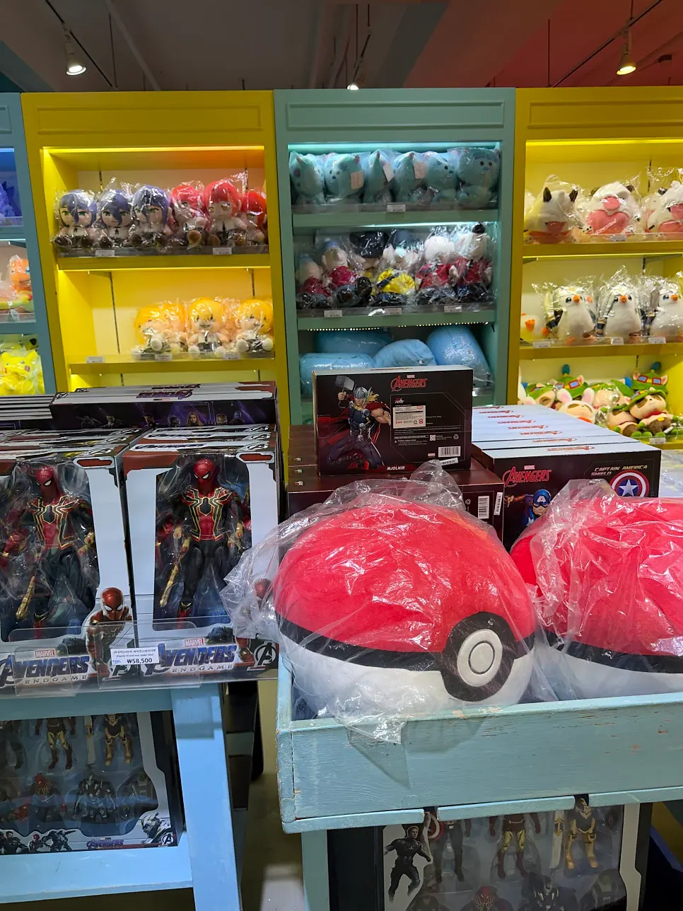 Display stand of animated character figures