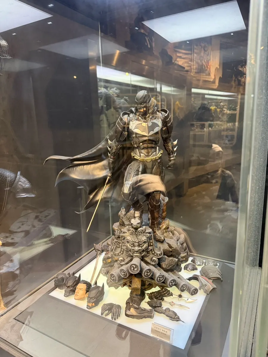 Doctor Strange figure welcoming visitors at the entrance