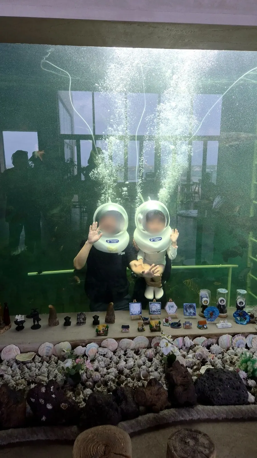 제주 김녕 씨워킹 가족 체험 마무리 사진